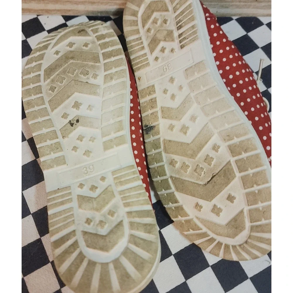 Women's Patriotic Stars Stripes Casual Shoes Red White Blue EU 39 US 8.5
